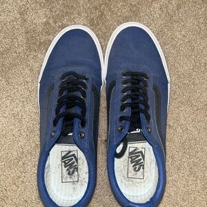 Vans Men's Navy and Black Sneakers